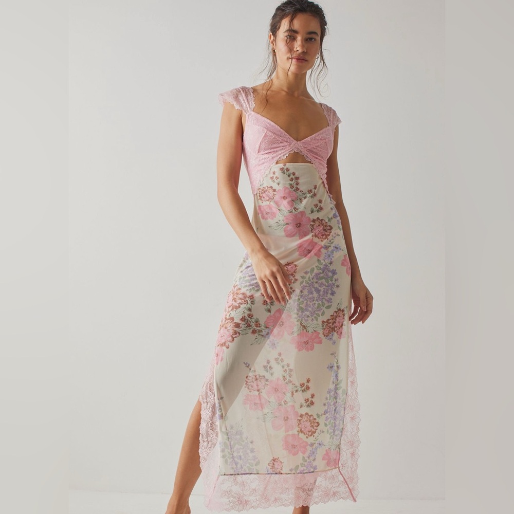 Free People Suddenly Fine Maxi Slip